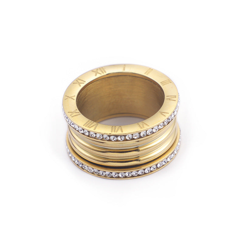 Anel Cristal Numerais - Lux