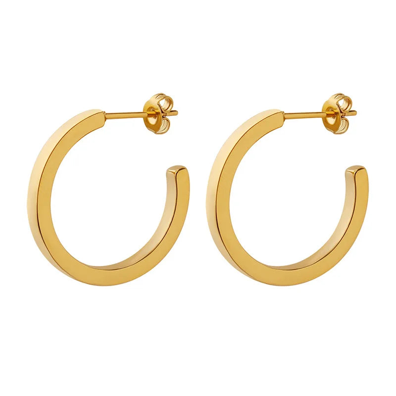 Brinco Dourado Minimal - Lux