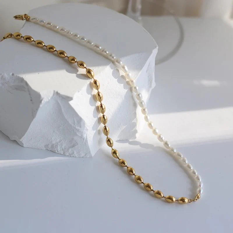 Colar Pérola Doce x - Lux