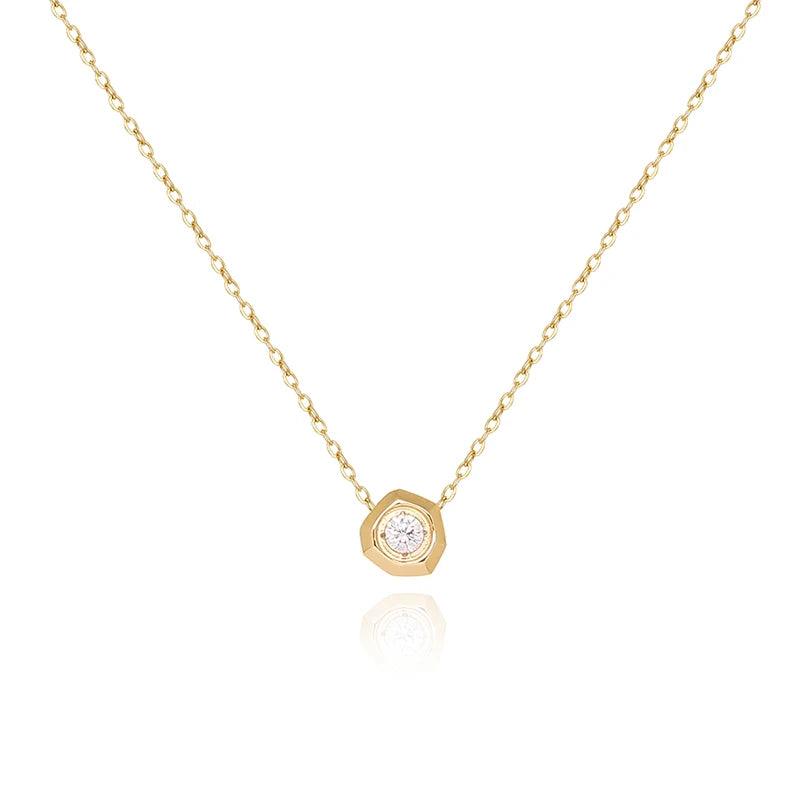 Colar Zircônia Facetada - Lux