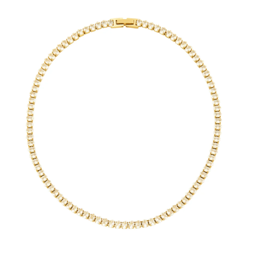 Colar Riviera Banhado em Ouro 18k - Lux