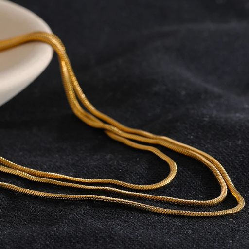 Colar Trio Banhado a Ouro 18k - Lux