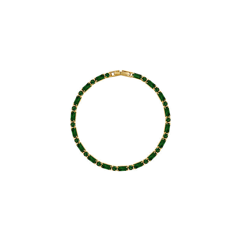Pulseira Verde Zircão - Lux