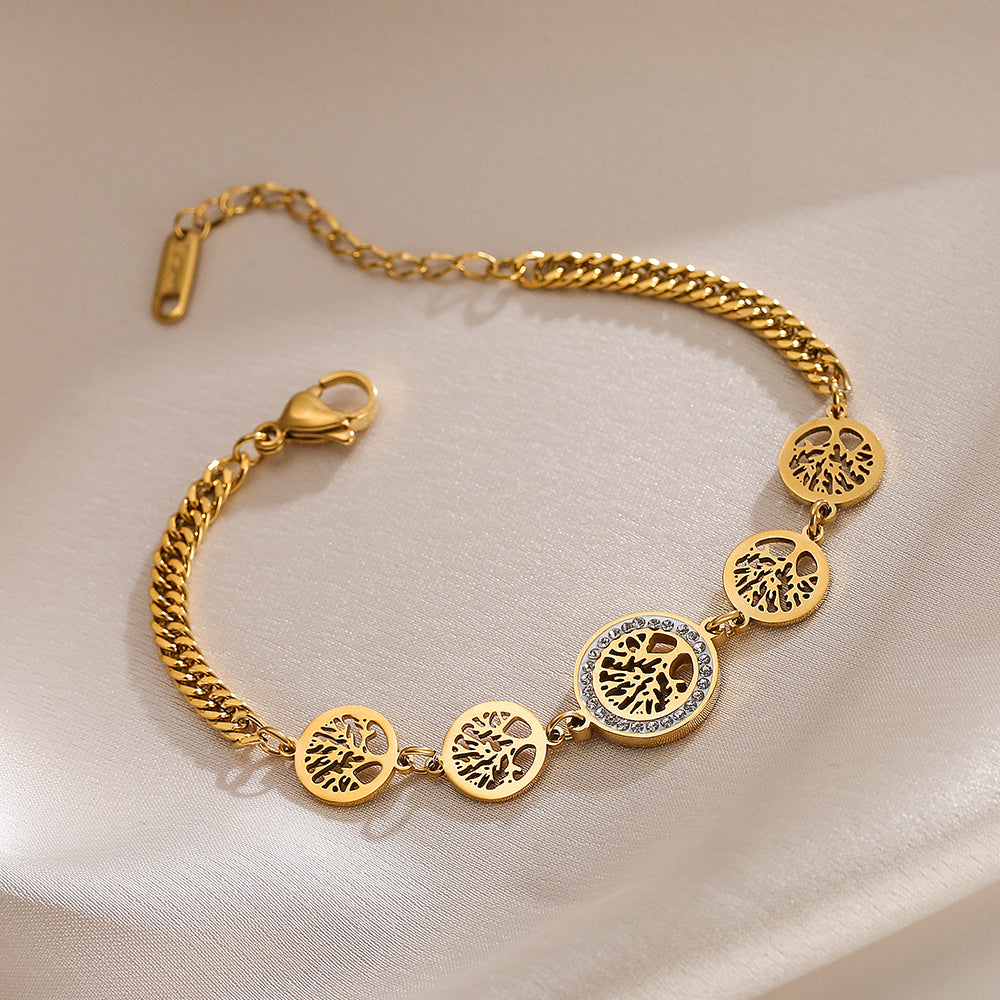 Pulseira Vida árvore coração - Lux