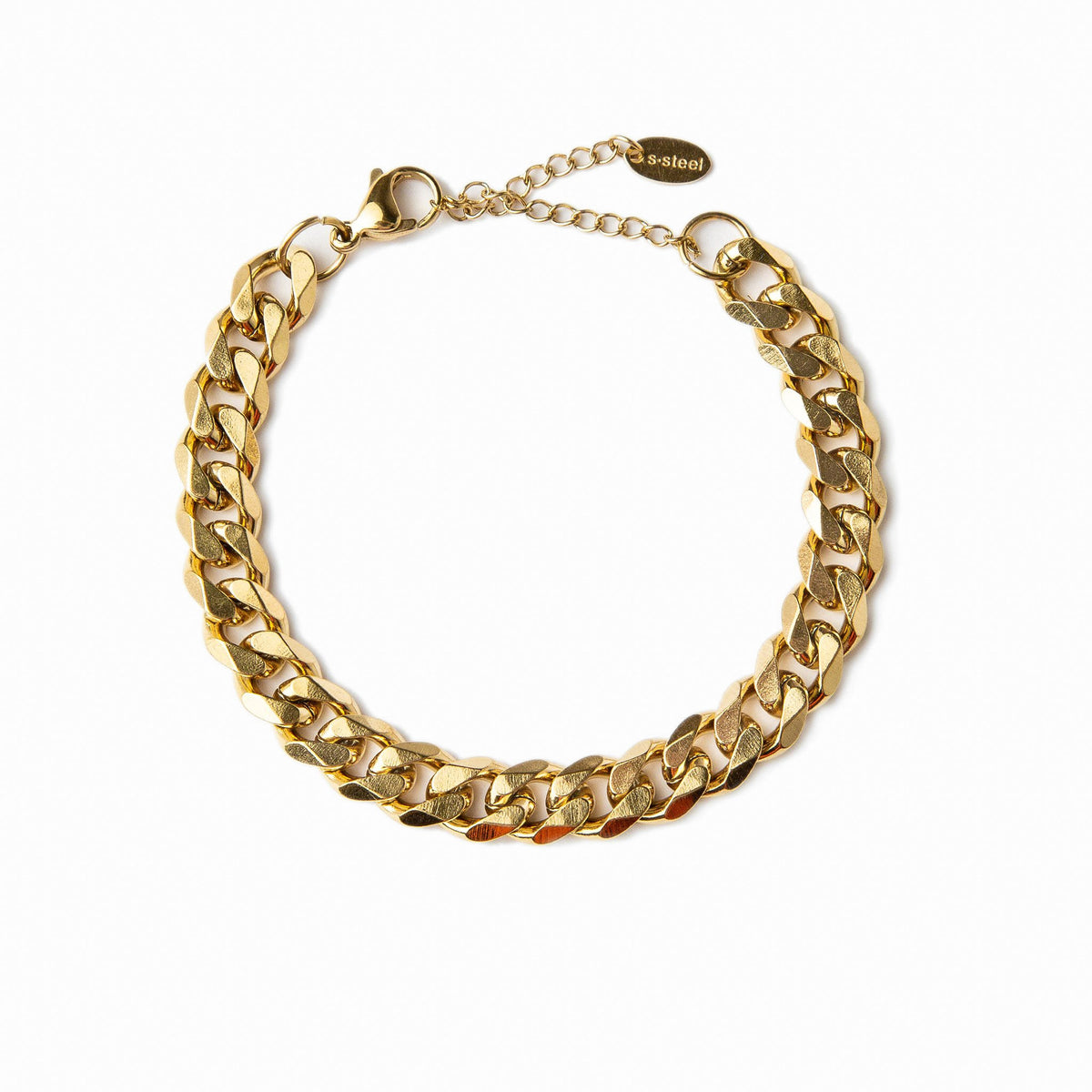 Pulseira Grossa Banhado a Ouro 18K - Lux