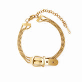 Pulseira de Fivela Banhado a Ouro 18k - Lux
