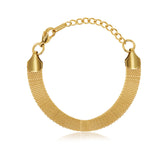 Pulseira Malha Banhado a Ouro 18K - Lux