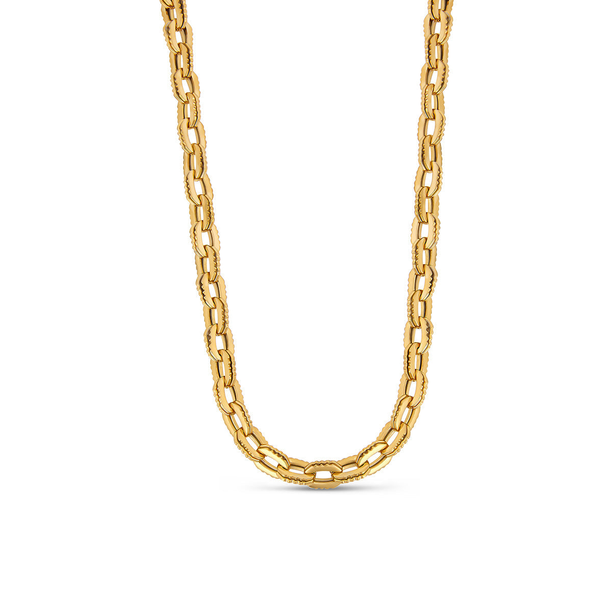 Colar Camden Estilo Corrente Banhado a Ouro 18K - Lux
