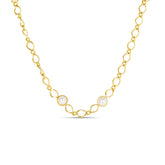 Colar de Pérola em Cadeias Banhado a Ouro 18K - Lux