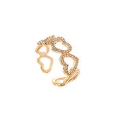 Anel Coração Ajustável - Lux