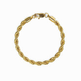 Pulseira de Corda Banhado a Ouro 18K - Lux