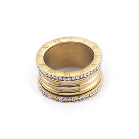 Anel Cristal Numerais - Lux