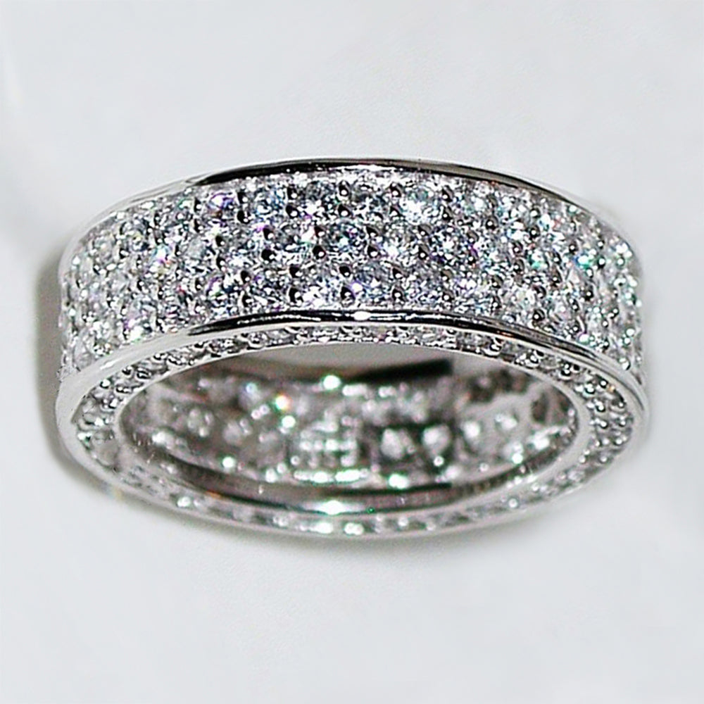 Anel Prata 925 Cubic Zircônia - Lux
