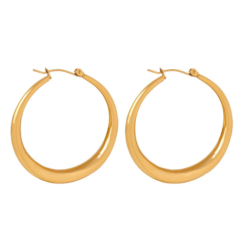 Brinco Círculo Dourado - Lux