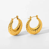 Brinco Croissant Ouro - Lux