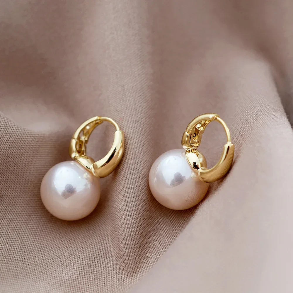 Brinco Pérola Elegante  - Lux