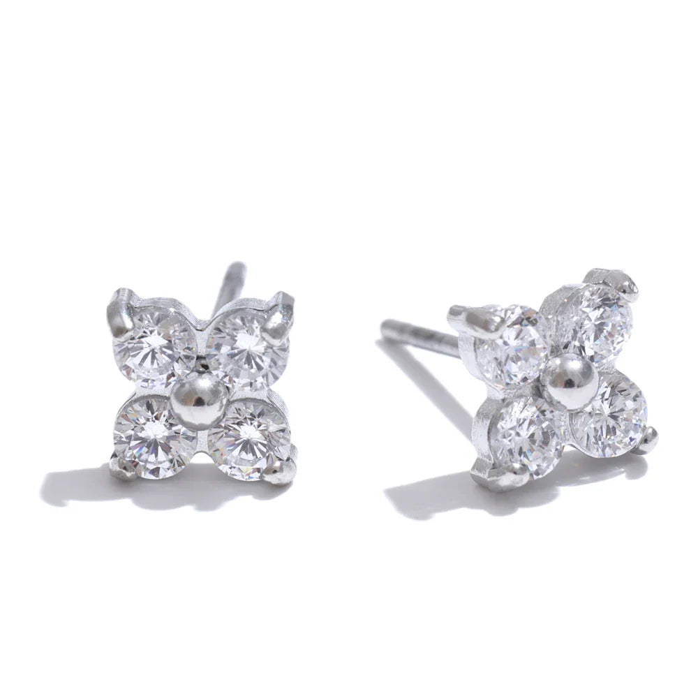 Brinco Zirconia Brilhante - Lux