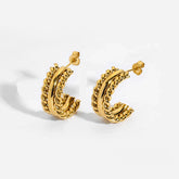 Brinco Torcido Dourado - Lux