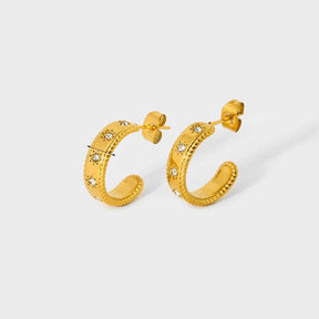 Brinco Estrela Dourado - Lux