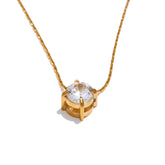 Colar Delicado com Zircônia - Lux