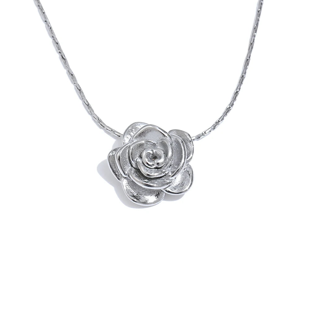 Colar Floral 18K  Estereoscópico - Lux