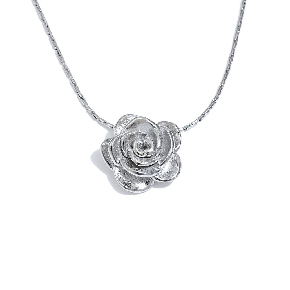 Colar Floral 18K  Estereoscópico - Lux