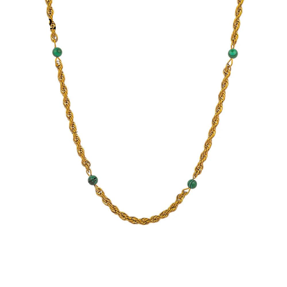 Colar Malaquita - Lux