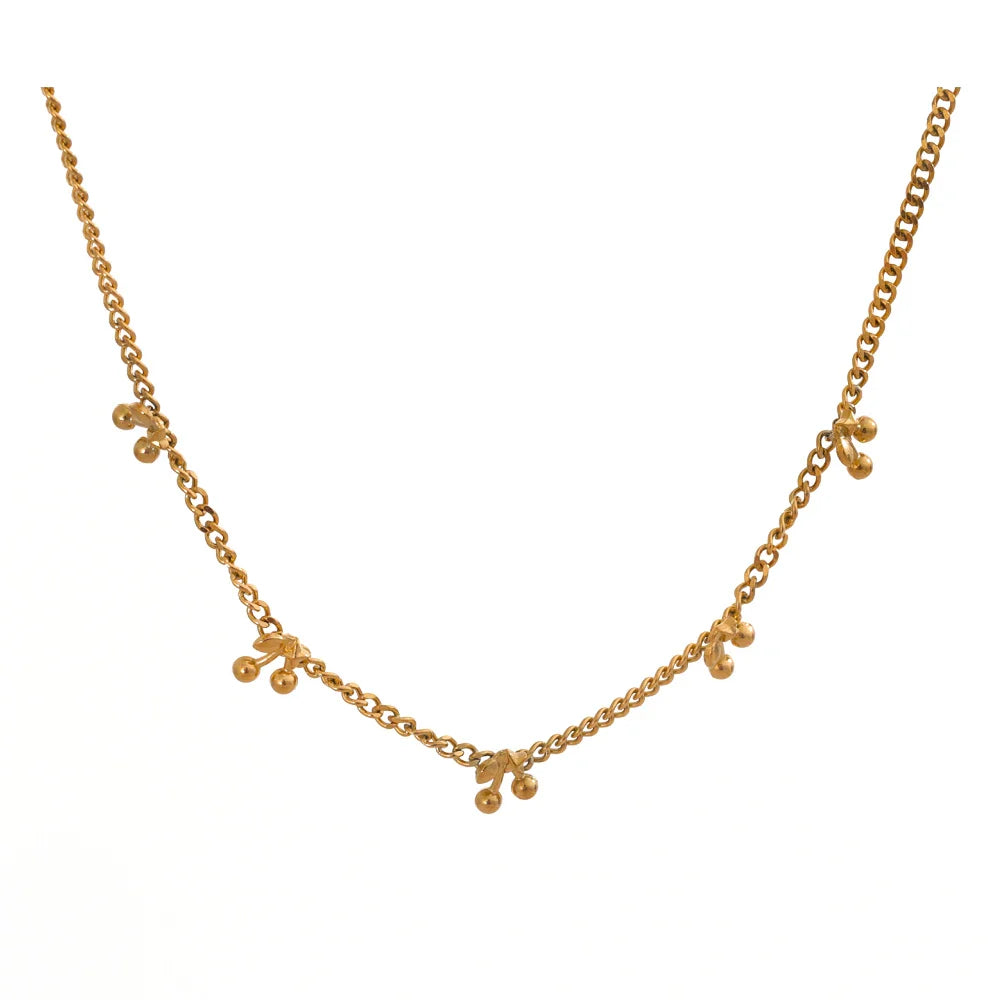 Colar Chic Cereja - Lux
