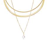 Colar Triplo Orla Ouro 18k - Lux