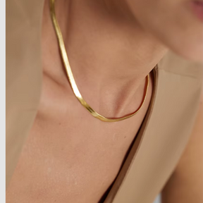 Colar Malha Cirelle Banhado ouro 18K - Lux