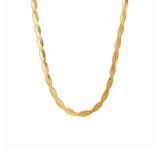 Colar Trançado 2 Camadas Banhado a Ouro 18k - Lux