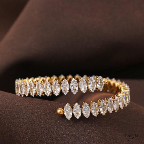 Pulseira Ajustável com Cristais de Zircônia - Lux