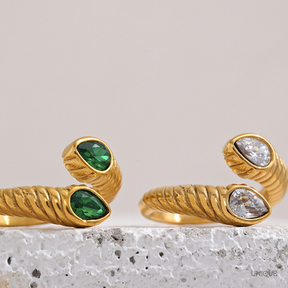 Anel Olho de Cobra Ajustável - Lux