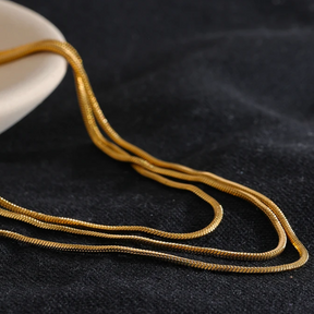 Colar Trio Banhado a Ouro 18k - Lux