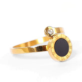 Anel 2 Pontas Banhado a Ouro 18K - Lux