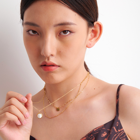 Colar Triplo com Pedra de Bohemian - Lux