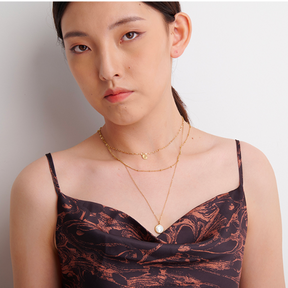 Colar Triplo com Pedra de Bohemian - Lux