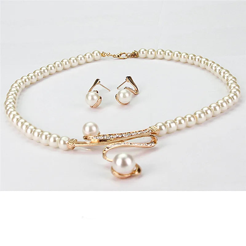 Conjunto Elegante de Pérolas Lux