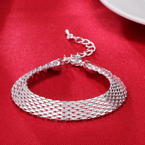 Pulseira de Prata 925 Estilo Elegante