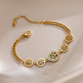 Pulseira Vida árvore coração - Lux