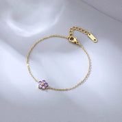 Pulseira Zircônia Flor - Lux