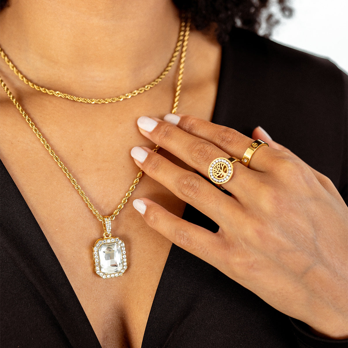 Colar Aureve Banhado a Ouro 18K - Lux