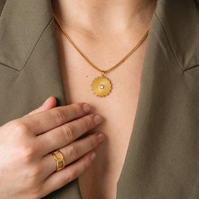 Colar Pendente Ouro 18K - Lux