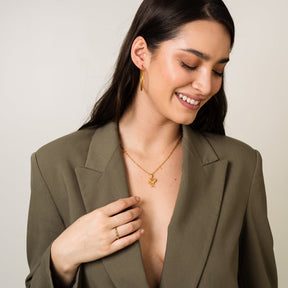 Colar Pingente Ouro 18K - Lux