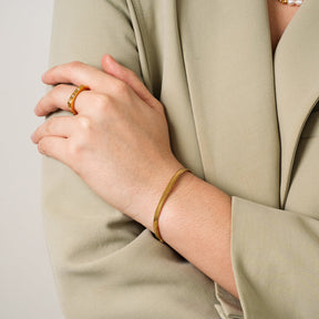 Pulseira de Malha Banhado a Ouro 18k - Lux