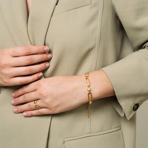 Pulseira Oval Pedras de Zircônia - Lux