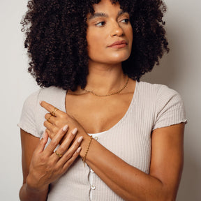 Colar Joulé com Esferas Banhado a Ouro 18K - Lux