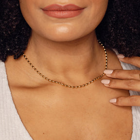 Colar Joulé com Esferas Banhado a Ouro 18K - Lux