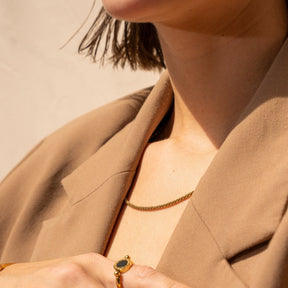 Colar Champanhe Banhado a Ouro 18K - Lux