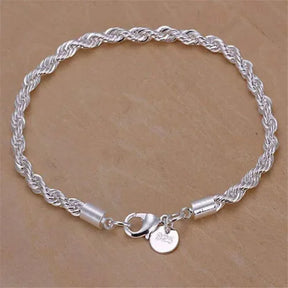 Pulseira de Prata Esterlina 925 Ajustável - Lux